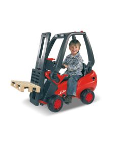Der Linde Kindertretstapler - riesen Spaß für kleine Staplerfahrer.