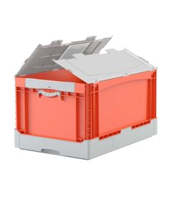 Bestellen Sie praktische Klappboxen mit Deckel bei Logistik XTRA.
