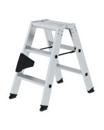 Aluminium-Stehleiter, beidseitig begehbar, 2x3 Stufen
LX-102824

