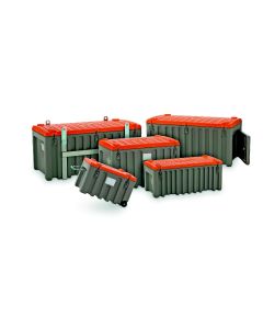 Transportboxen aus Kunststoff erhalten Sie bei Logistik XTRA in verschiedenen Größen.