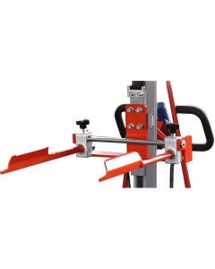 Transportieren Sie mit der Behälterklammer für den Elektrolifter diverse Behälter bis 150 kg Gewicht.