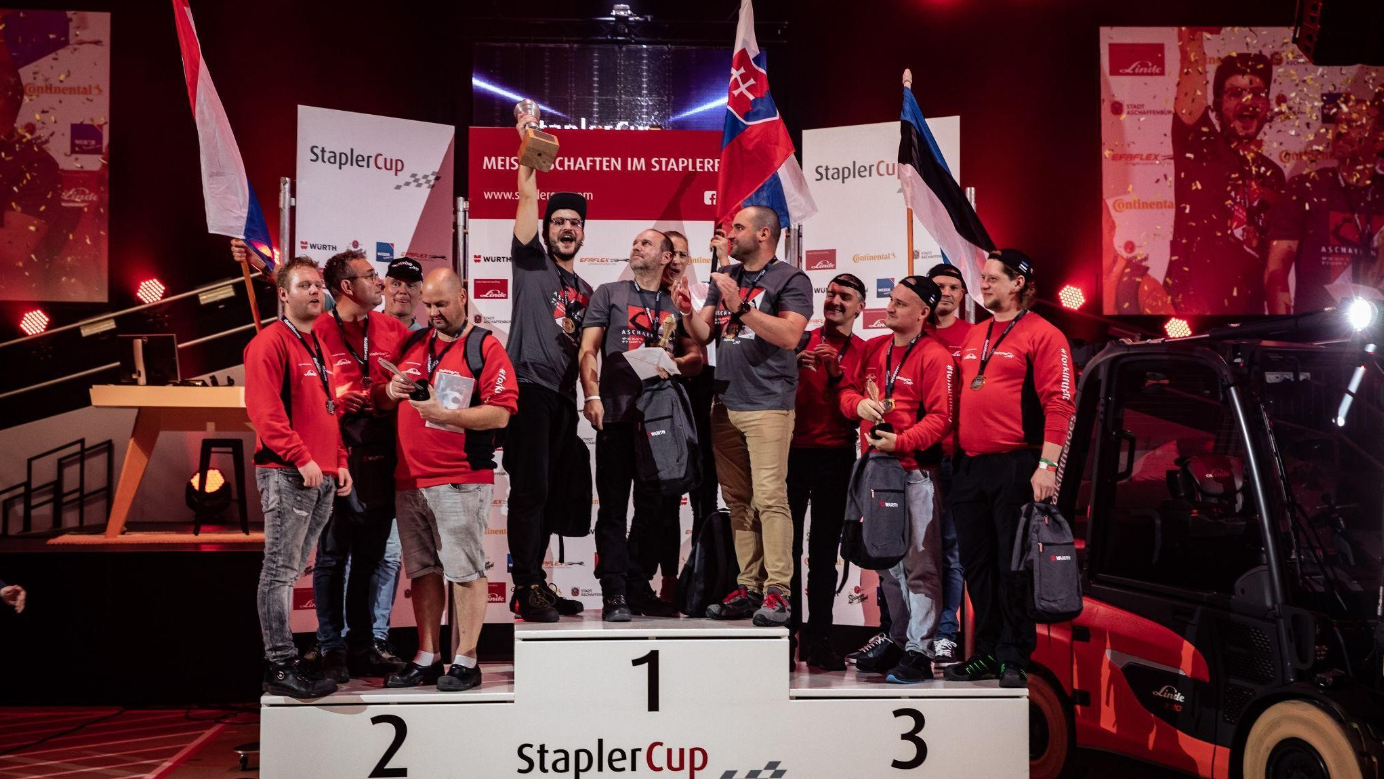 Sieger des internationalen Wettkampfes war beim StaplerCup 2022 die Slowakei.